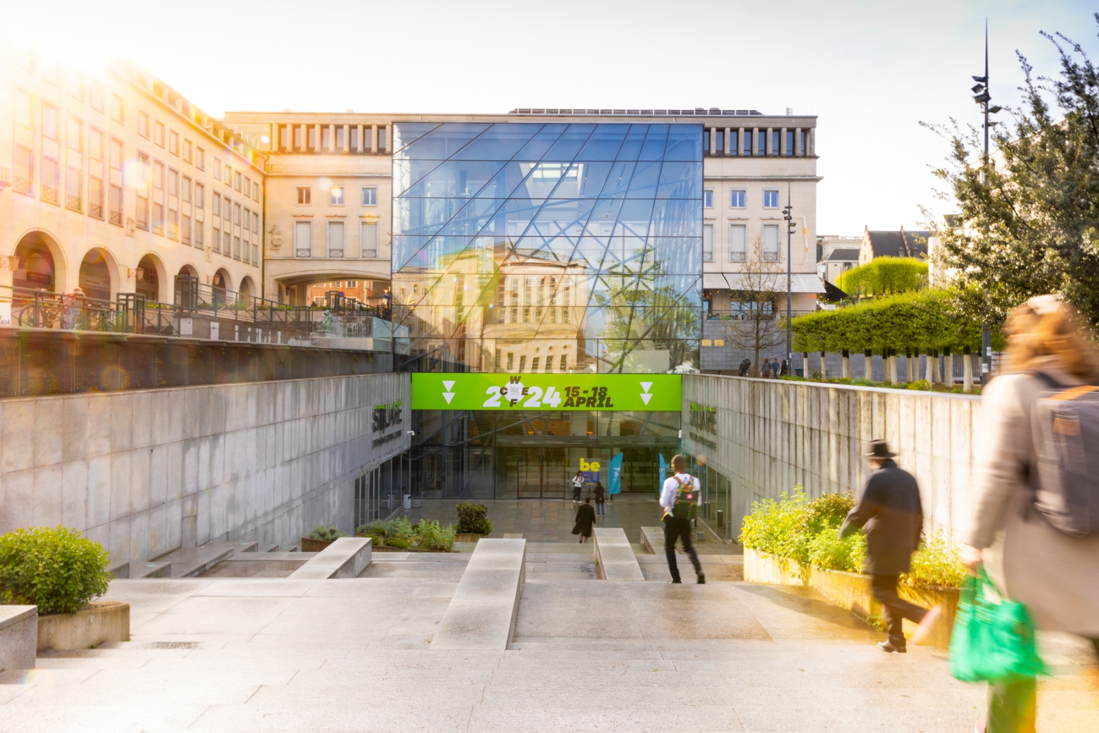 aankomst the square brussel