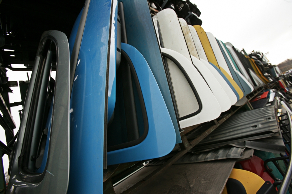 Stock van auto-onderdelen