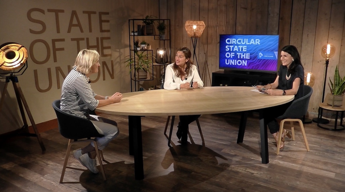 Ministers Hilde Crevits en Zuhal Demir in gesprek